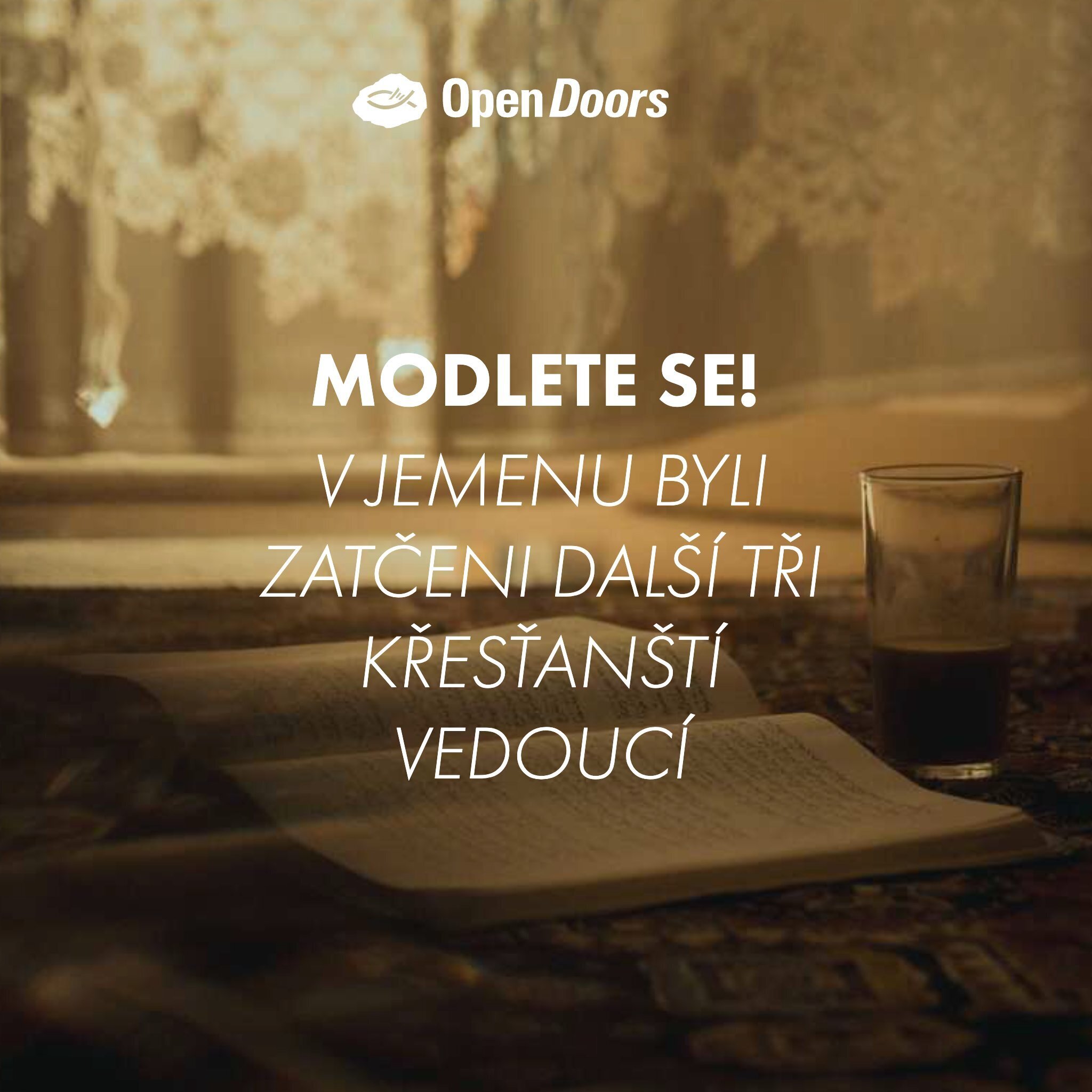 Modlete se! V Jemenu byli zatčeni další tři křesťanští vedoucí