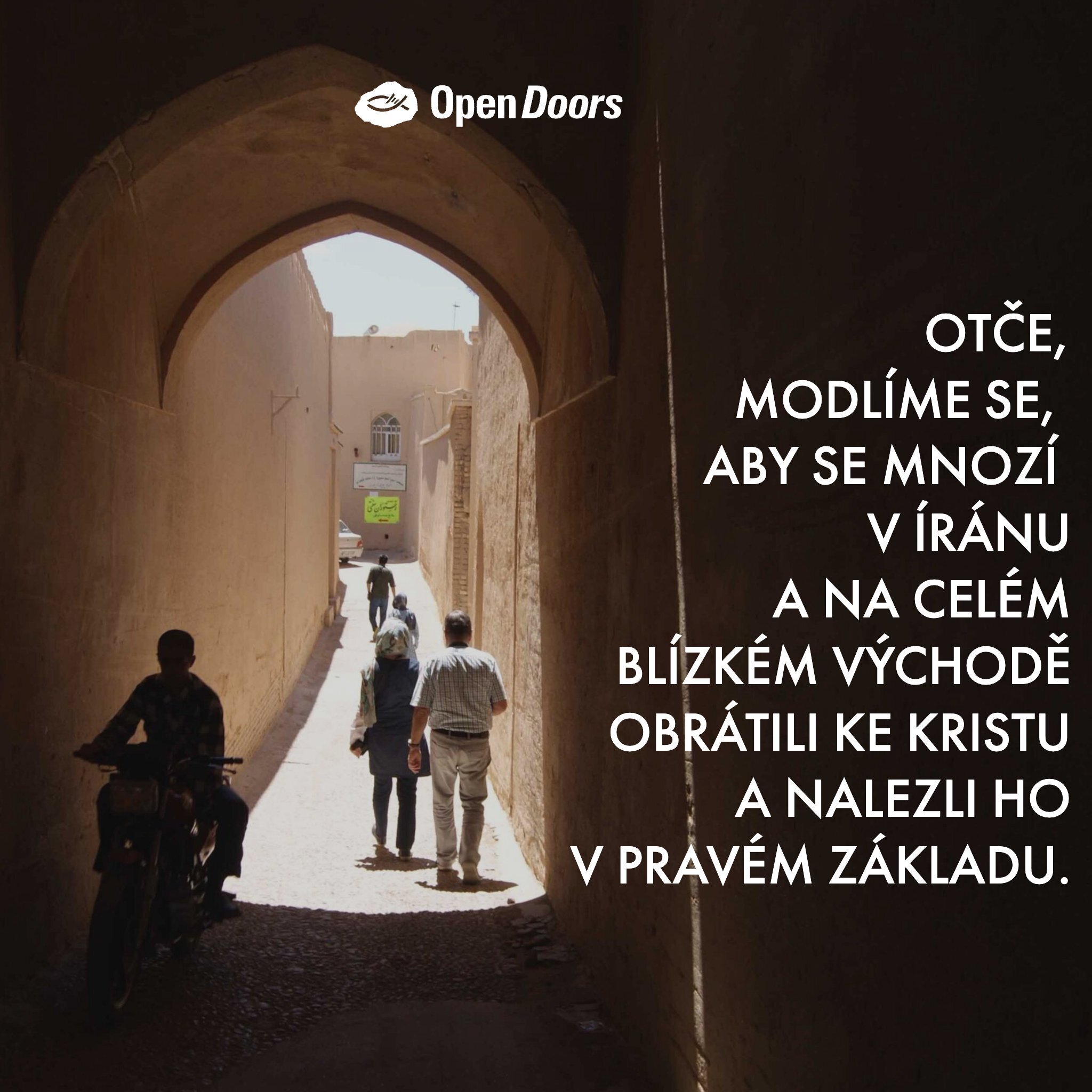 Modlitba za záchranu Íránců