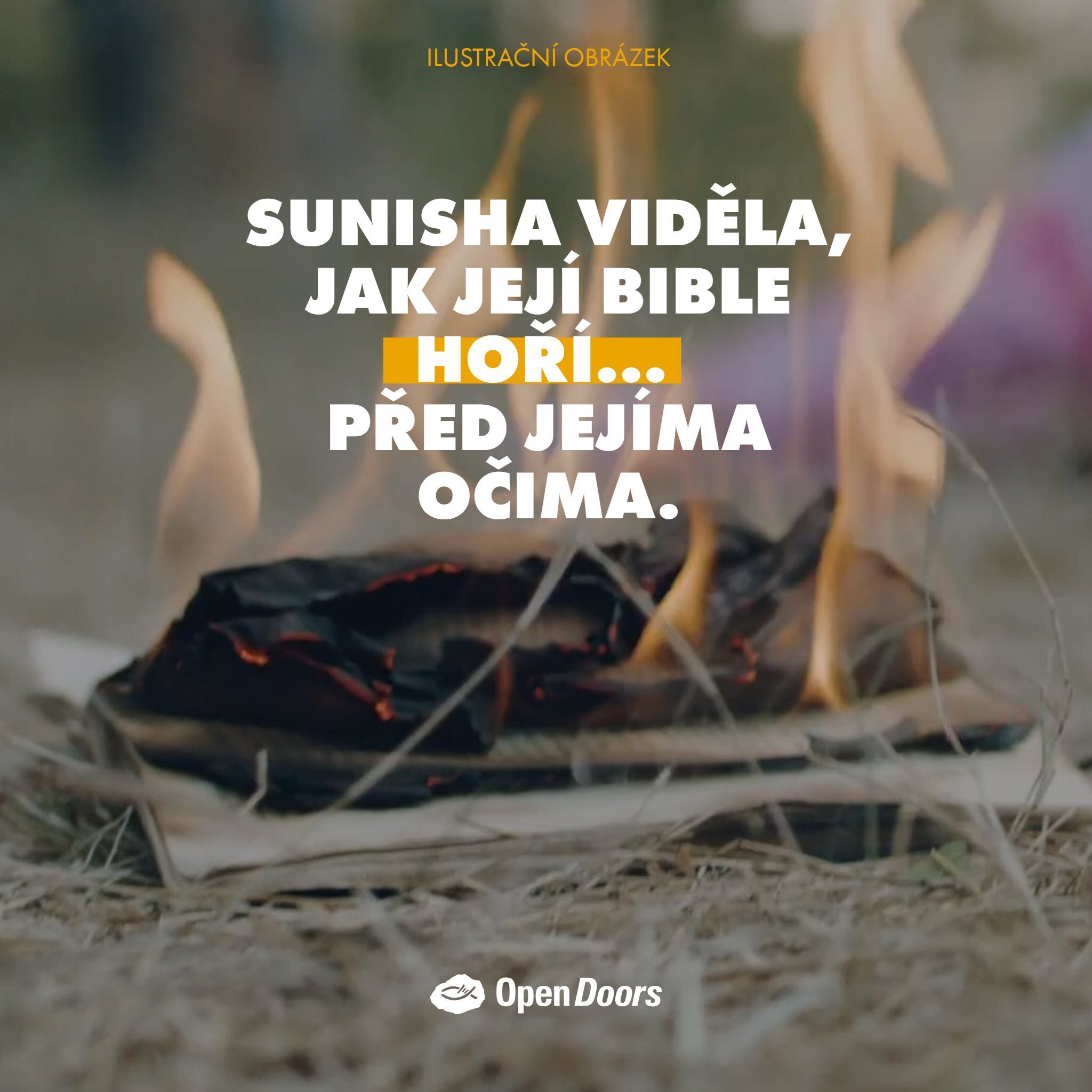 Sunishina Bible byla spálena