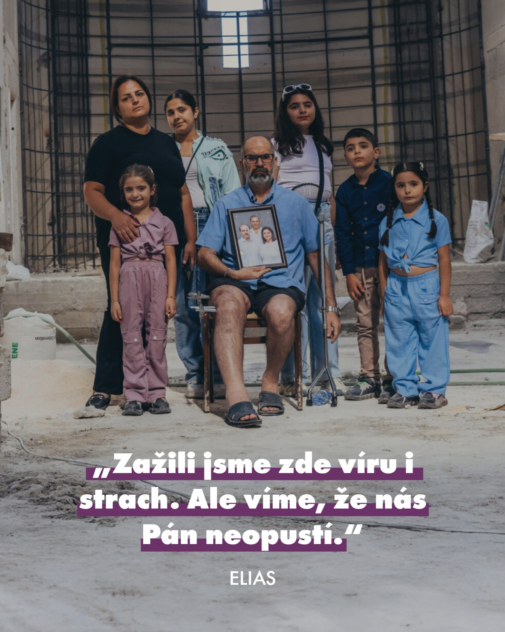 Elias nikdy nezapomene na to, co se stalo v tomto kostele