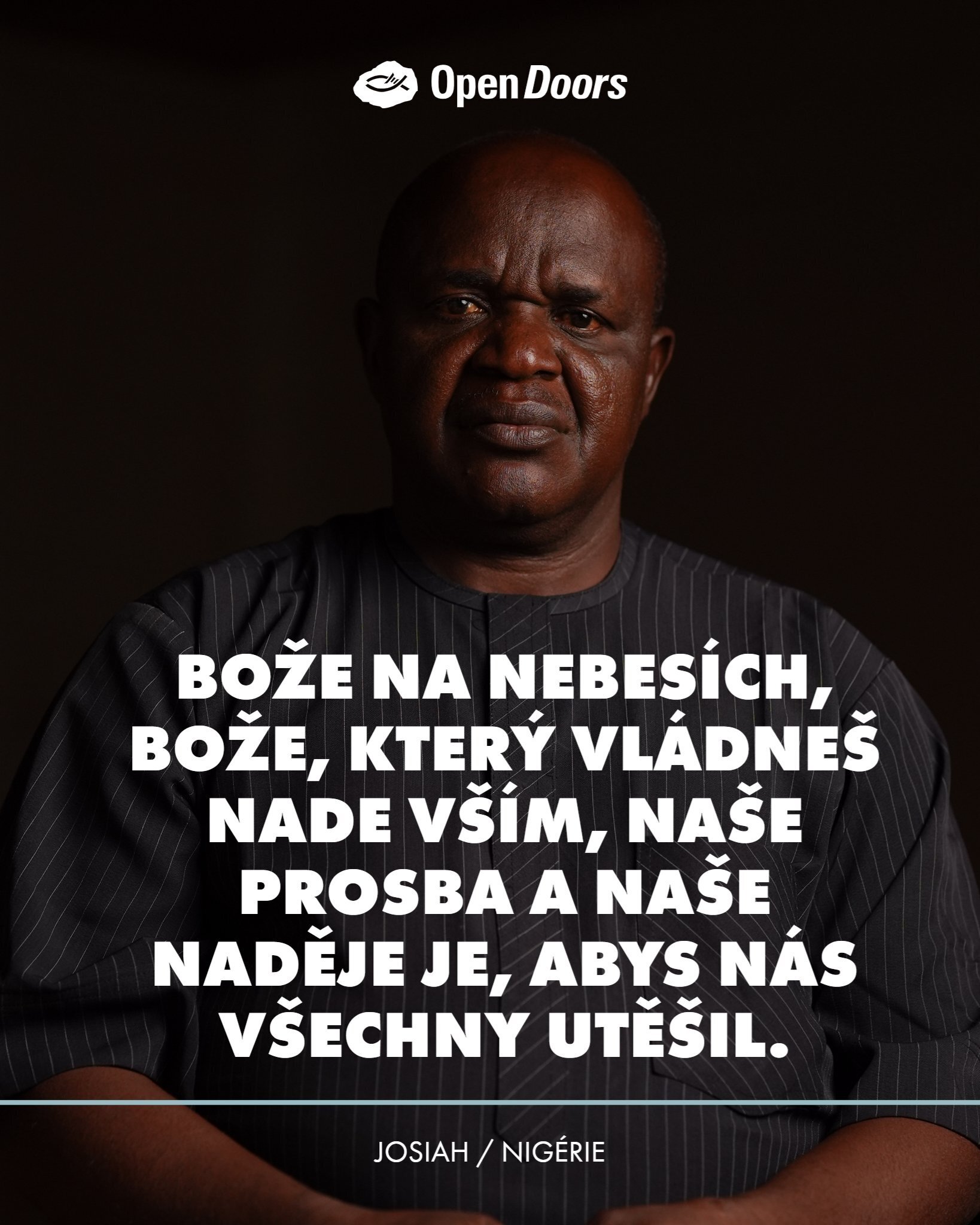 Modlitba pastora Josiaha za křesťany v subsaharské Africe