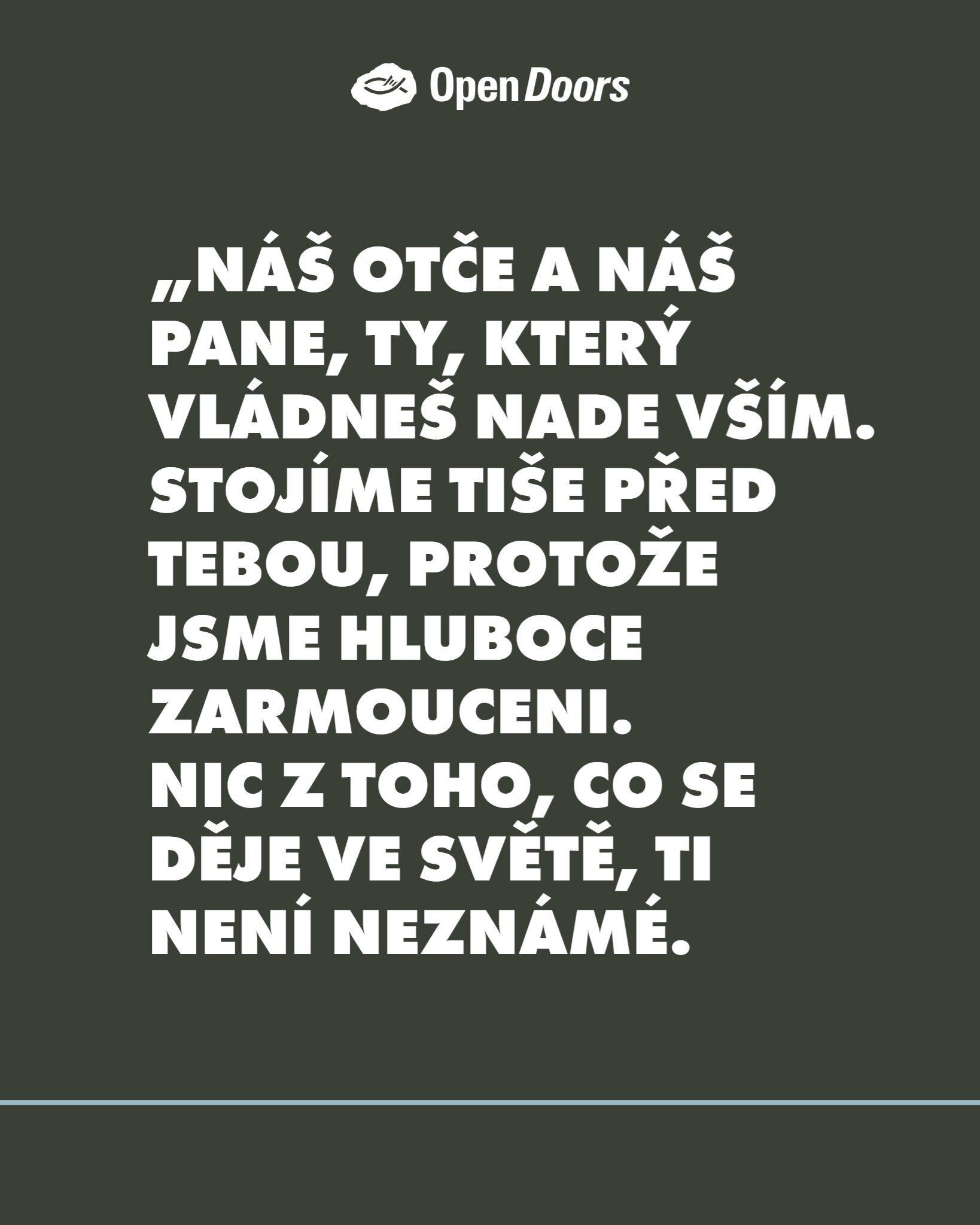 Modlitba pastora Josiaha za křesťany v subsaharské Africe