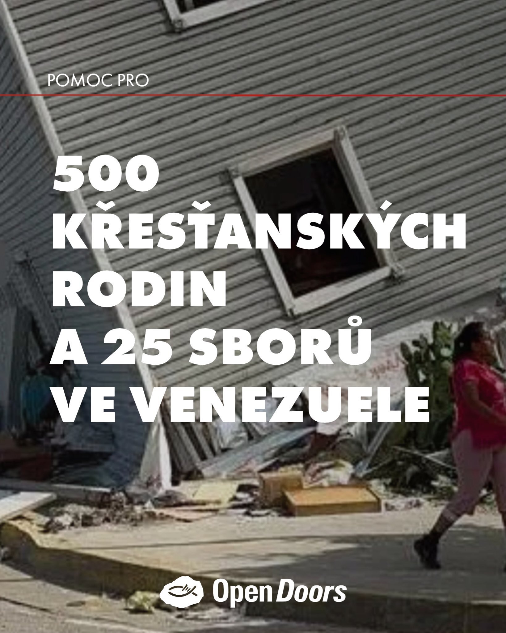 Vaše podpora přináší naději 500 křesťanským rodinám ve Venezuele