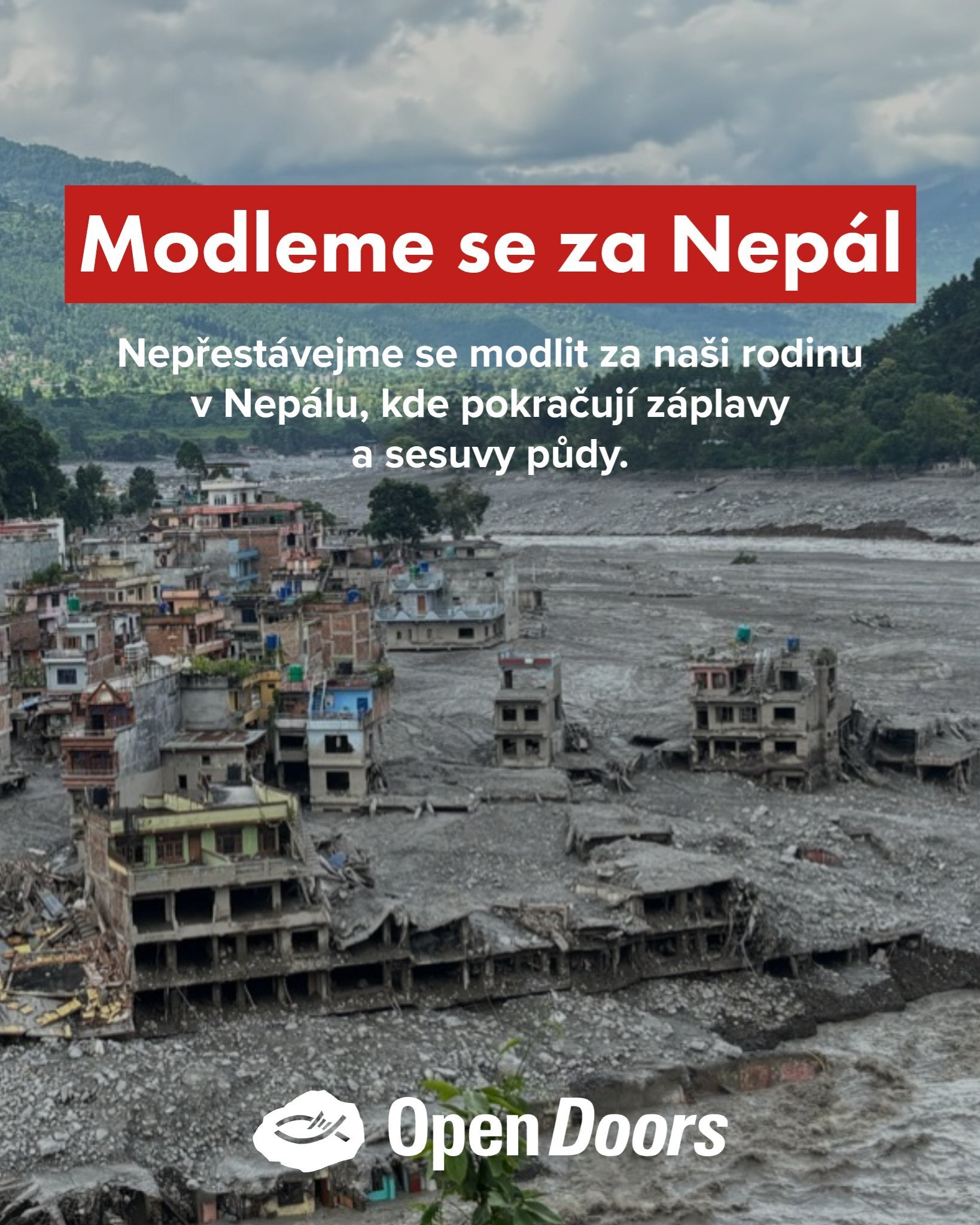 Křesťané v Nepálu čelí novým záplavám – je potřeba naléhavých modliteb